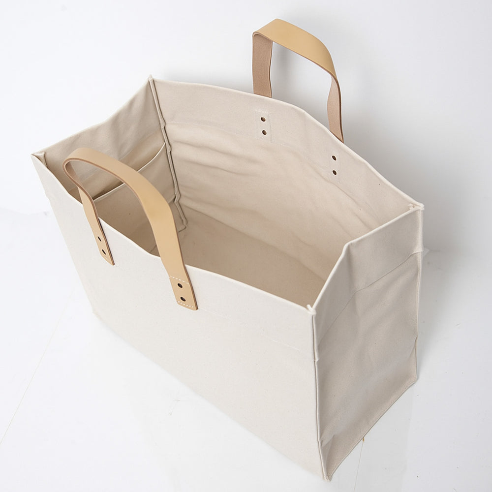 Large Cotton Canvas City Tote Bag (18'' W X 14'' H) 20 Oz-Tote Bag-Brand Your Tote-Brand Your Tote