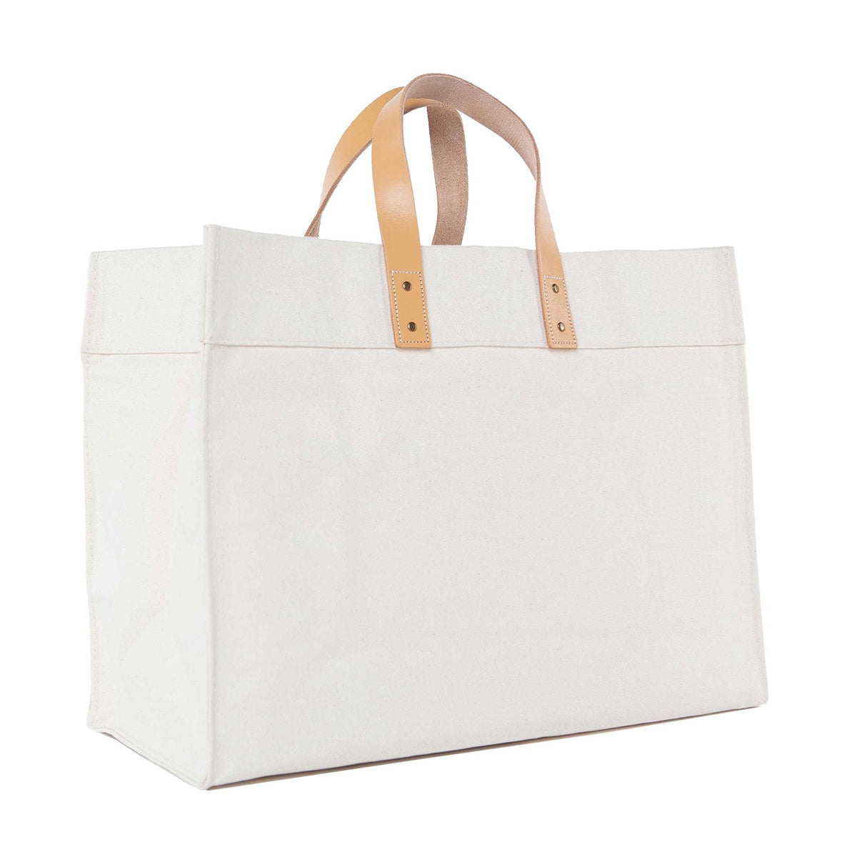Large Cotton Canvas City Tote Bag (18'' W X 14'' H) 20 Oz-Tote Bag-Brand Your Tote-Brand Your Tote