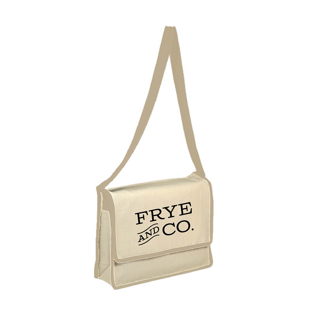Medium Cotton Canvas Messenger Bag (13'' W X 13'' H) 12 Oz-Bag-Brand Your Tote-Brand Your Tote