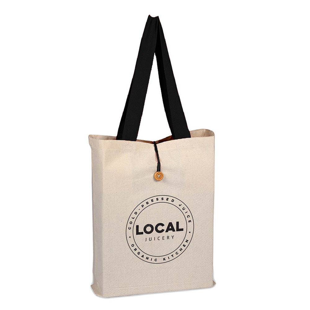 Large Cotton Canvas Tote Bag (15'' W X 16'' H) 12 Oz-Tote Bag-Brand Your Tote-Brand Your Tote