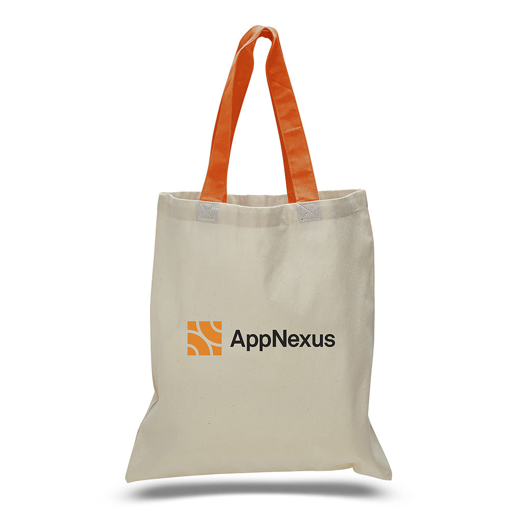 Large Cotton Canvas Economical Tote Bag (15'' W X 16'' H) 6 Oz-Tote Bag-Brand Your Tote-Brand Your Tote