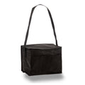 Small Polypropylene 6 Can Cooler Bag (8'' W X 6'' H) 80 Gsm-Bag-Brand Your Tote-Black-Brand Your Tote