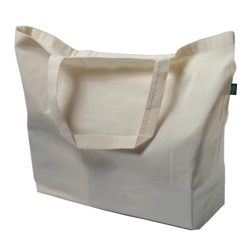 Xl Cotton Canvas Tote Bag (20'' W X 15'' H) 12 Oz-Tote Bag-Brand Your Tote-Natural-Brand Your Tote